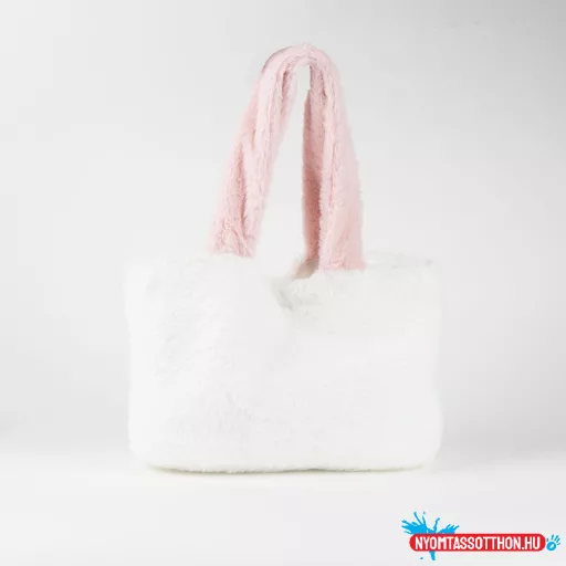 Hello Kitty White plüss shopping bag, bevásárlótáska 30 cm