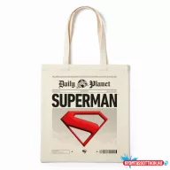 Superman Daily Planet shopping bag, bevásárlótáska 40 cm