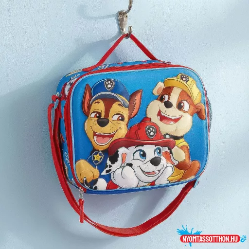 Mancs Őrjárat Rescue Crew 3D thermo uzsonnás táska 26 cm