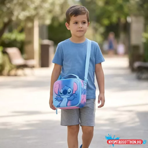 Disney Lilo és Stitch, A csillagkutya Galaxy 3D thermo uzsonnás táska 26 cm