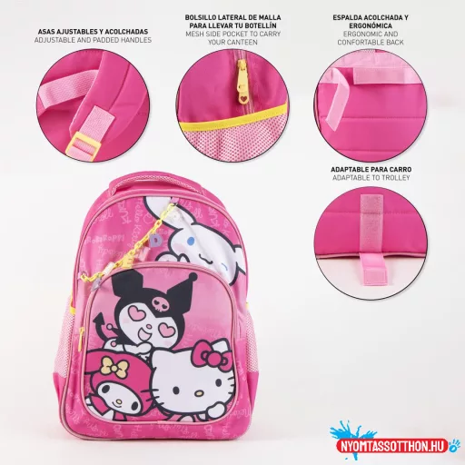 Hello Kitty Kawaii Cuties iskolatáska, táska 42 cm