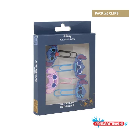 Disney Lilo és Stitch, A csillagkutya Glasses gemkapocs 4 db-os szett