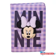 Disney Minnie Purple 3D notesz, vonalas jegyzetfüzet