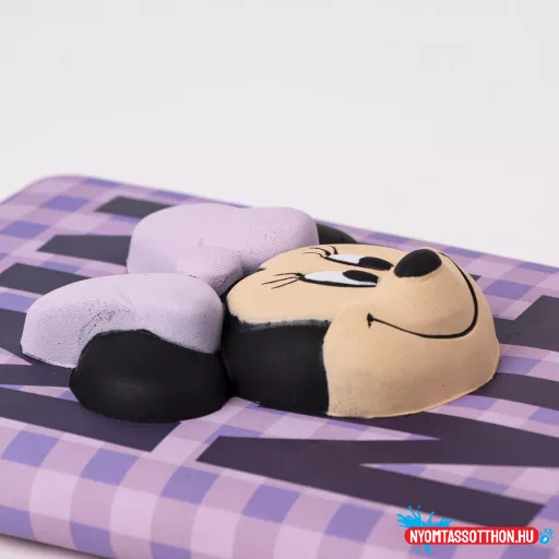 Disney Minnie Purple 3D notesz, vonalas jegyzetfüzet