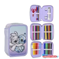 Disney Lilo és Stitch, A csillagkutya Angel tolltartó töltött 3 emeletes