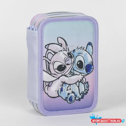 Disney Lilo és Stitch, A csillagkutya Angel tolltartó töltött 3 emeletes