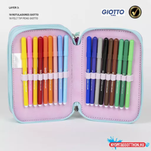 Gabi babaháza Rainbow tolltartó töltött 3 emeletes