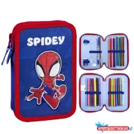 Pókember Spidey tolltartó töltött 2 emeletes
