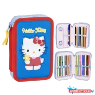 Hello Kitty Blue tolltartó töltött 2 emeletes