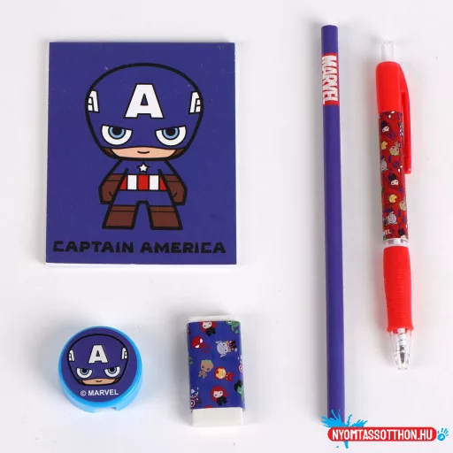 Bosszúállók Captain America plüss töltött tolltartó