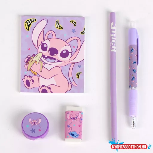 Disney Lilo és Stitch, A csillagkutya Angel plüss töltött tolltartó