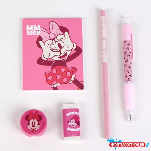 Disney Minnie Wink Pink plüss töltött tolltartó