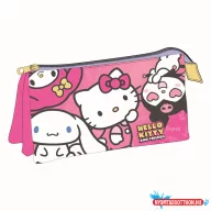 Hello Kitty Kawaii Cuties 3 rekeszes tolltartó 23 cm
