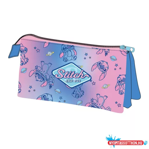 Disney Lilo és Stitch, A csillagkutya Galaxy 3 rekeszes tolltartó 23 cm