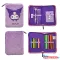 Hello Kitty Kuromi Purple plüss tolltartó töltött 2 emeletes