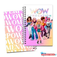 WOW Generation Team A5 vonalas füzet matricával