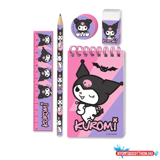 Hello kitty Kuromi írószer szett 5 db-os