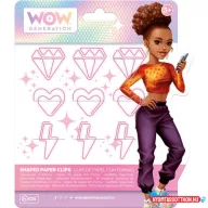 WOW Generation Megan rózsaszín gemkapocs szett