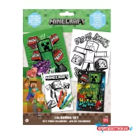 Minecraft Having a Blast színező szett matricával