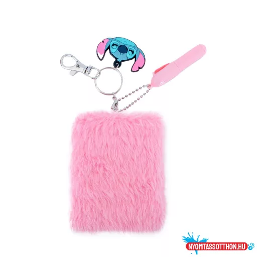 Disney Lilo és Stitch, A csillagkutya 626 plüss mini notesz tollal, kulcstartóval