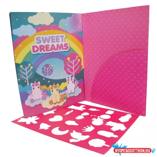 Unikornis Sweet Dreams matricás album 100 db matricával