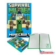 Minecraft Fight A/5 vonalas füzet beépített órával