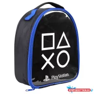PlayStation Black thermo uzsonnás táska, hűtőtáska 24 cm