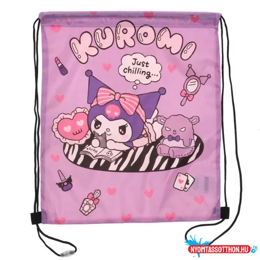 Hello Kitty Kuromi sporttáska, tornazsák 40 cm