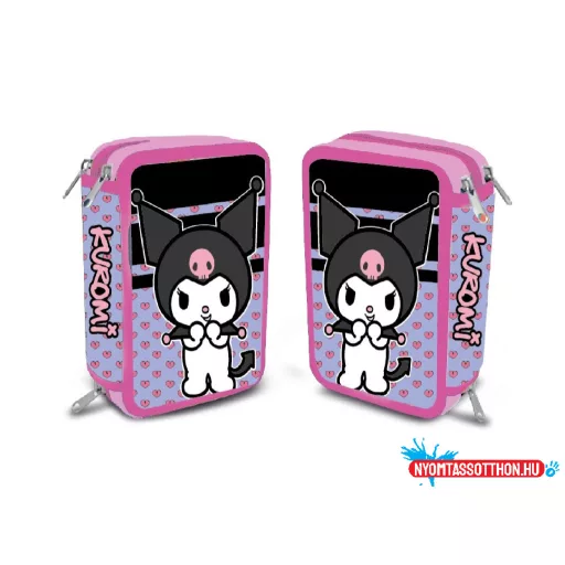 Hello Kitty Kuromi tolltartó töltött 3 emeletes