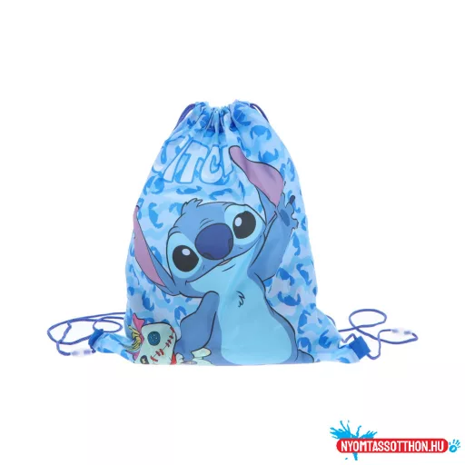 Disney Lilo és Stitch, A csillagkutya Scrump sporttáska, tornazsák 40 cm