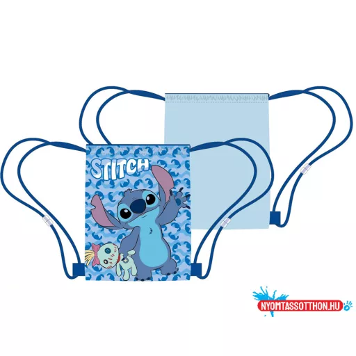 Disney Lilo és Stitch, A csillagkutya Scrump sporttáska, tornazsák 40 cm