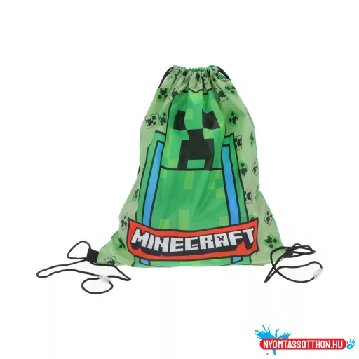 Minecraft Green Zone sporttáska, tornazsák 40 cm