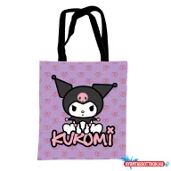 Hello Kitty Kuromi vászontáska, bevásárlótáska 44 cm