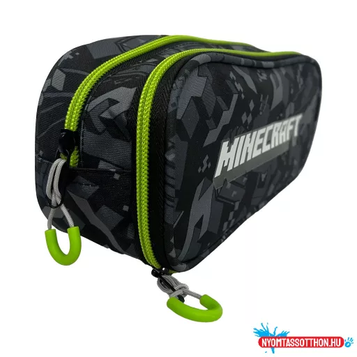 Minecraft Camo Terra 2 rekeszes tolltartó 23,5 cm