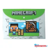 Minecraft Chibi A/4 irattartó tasak