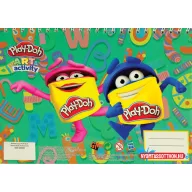 Play-Doh Art A/4 spirál vázlatfüzet, rajzfüzet 40 lapos