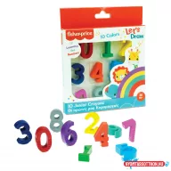 Fisher-Price Let's Draw számos zsírkréta 10 db-os