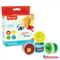 Fisher-Price Let's Draw baba ujjfesték 4 db-os