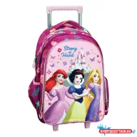 Disney Hercegnők Strong gurulós iskolatáska, táska 46 cm