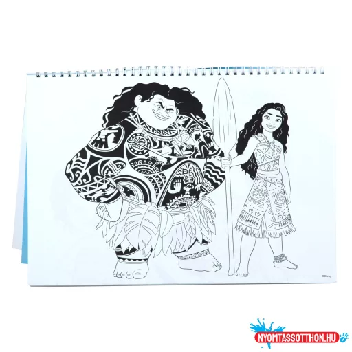 Disney Vaiana Together Again A/4 spirál vázlatfüzet 40 lapos matricával