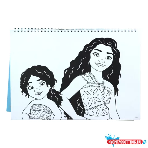 Disney Vaiana Together Again A/4 spirál vázlatfüzet 40 lapos matricával
