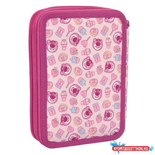 Disney Játékháború Lotso Jam tolltartó töltött 2 emeletes