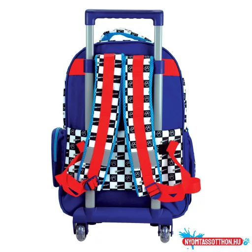 Mancs Őrjárat Racing prémium gurulós iskolatáska, táska 42 cm
