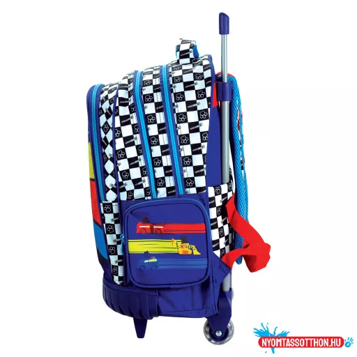 Mancs Őrjárat Racing prémium gurulós iskolatáska, táska 42 cm