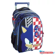 Sonic a sündisznó Champion Racer gurulós iskolatáska, táska 46 cm
