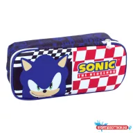 Sonic a sündisznó Classic 2 rekeszes tolltartó 26 cm