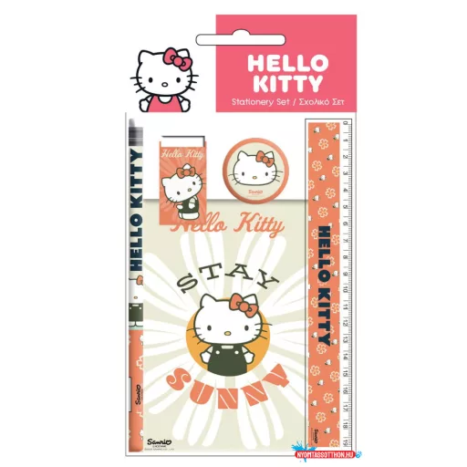 Hello Kitty Stay Sunny írószer szett 5 db-os