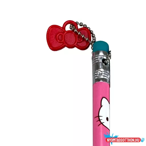 Hello Kitty Sweetheart Pink HB grafit ceruza dísszel