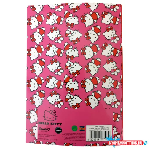 Hello Kitty Sweetheart B/5 vonalas füzet 40 lapos