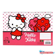 Hello Kitty Sweetheart A/4 spirál vázlatfüzet, 30 lapos